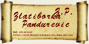 Zlatiborka Pandurević vizit kartica